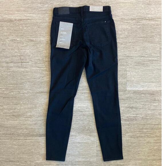 NWT Everlane The Mid-Rise Skinny Stretch Jean In Black Size 28 - Picture 8 of 9